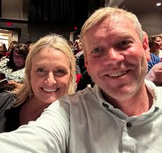 Date night for MJ the musical with this very attractive woman.