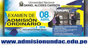 We did not find results for: Resultados Undac 2018 2 8 Abril Ingresantes Examen General Admision Ordinario Universidad Nacional Daniel Alcides Carrion Www Admisionundac Edu Pe Www Undac Edu Pe Educacionenred Pe