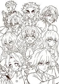 鬼滅の刃 おしゃれまとめの人気アイデア pinterest canayanyan 2020 塗り絵 イラスト 塗り絵 切り絵 アニメ