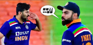 Shardul thakur is an international professional indian national cricketer who plays odi cricket.he is currently owned by chennai super kings in 2018 in indian premier. Watch Virat Kohli Hurls Abuse At Shardul Thakur For A Misfield In Ind Vs Eng 3rd T20i