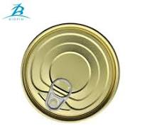 Factory Standard Tinplate Lid Full Aperture Open Round End Easy Open End  Lid 401#99mm for Round Food Tin Can Lid