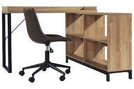 On its website, customers can shop by category and sort the. Signature Design By Ashley Gerdanet Home Office Desk Light Brown Desks Workstations Office Furniture Accessories