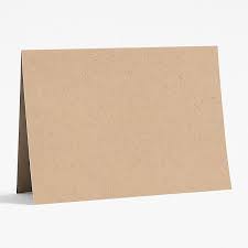 Gummed for use with automated insertion equipment or self seal. A7 Paper Bag Folded Cards Paper Source