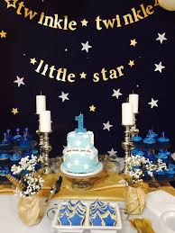 1st Birthday Theme Ideas For Baby Boy Pin By Maison Casimir On Nephew S 1st Bday Desert Table Star Birthday Party Simple Birthday Decorations 1st Boy Birthday