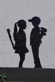 The most common graffiti art stencil material is stretched canvas. By Banksy Street Art Graffiti Street Art Banksy Street Art