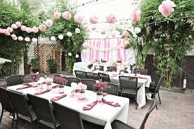 A Very Pink Hello Kitty Bridal Shower Bridal Musings Bridal Shower Decorations Pink Pink Bridal Shower Backyard Bridal Showers