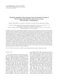 Последние твиты от luis romo (@luis3romo). Pdf Chemical Composition Of The Substances From Dorsal Patches Of Males Of The Curacaoan Long Nosed Bat Leptonycteris Curasoae Phyllostomidae Glossophaginae