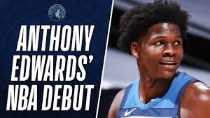 Jalen green, anthony edwards, nico mannion, cole anthony and many more of your favorite in 2015, anthony edwards lost two of the most influential women in his life to cancer, his mother and. 1 Overall Pick Anthony Edwards Finishes Nba Debut With 15 Pts 4 Reb 4 Ast Kiatipoff20 Youtube