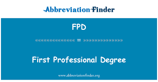 Ijazah sarjana muda terbahagi kepada 4 kelas (bergantung kepada universiti dan program pengajian, secara umumnya seperti dibawah): Fpd Definisi Ijazah Sarjana Muda Profesional First Professional Degree