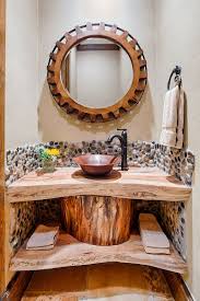 No matter what type of log cabin you are looking to design, the fixture choice has a major share in making your bathroom look comfortable. A Natural Treat Live Edge Vanity Top Redefines Modern Bathrooms