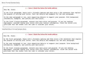 Heading (your address and date). Template For Writing Business Letters