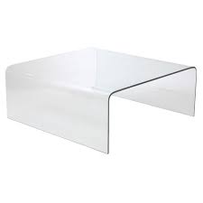 Tempered glass square side coffee table shelf chrome living room decor clear. Abbott Modern Square Cocktail Table Eurway Furniture