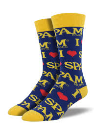 I Heart Spam Socks For Men Shop Now Socksmith