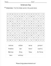 Veterans Day Worksheets Veterans Day School Worksheets Veteran