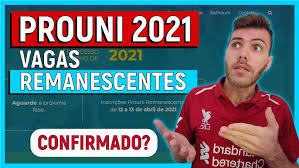 Encerrado prouni remanescentes 03 a 04 de maio de 2021. Vagas Remanescentes Confirmadas Prouni 2021 1 Confira A Novidade Youtube
