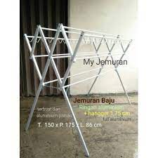 Membuat jemuran lipat dinding sederhana. Jemuran Baju Alumunium Ringan 175cm Hanger Jb009 Shopee Indonesia