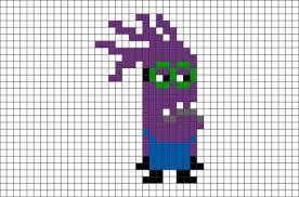 Despicable Me Evil Minion Pixel Art Pixel Art Evil Minions Minions Funny Images
