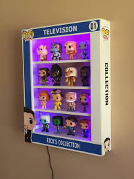 Custom Pop Display Case With Led Lights Funko Pop Display Funko Display Ideas Pop Display