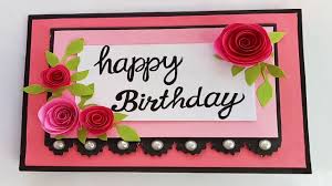 Remix it to make it your own. Beautiful Handmade Birthday Card How To Make Birthday Card Youtube