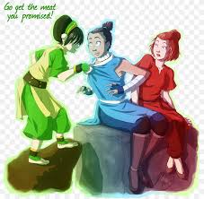 The last airbender, and these fan art pictures capture the romance. Sokka Toph Beifong Artist Katara Png 800x800px Sokka Art Artist Avatar The Last Airbender Cartoon Download