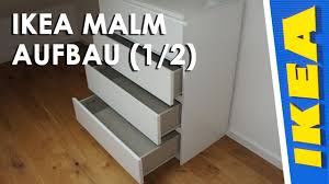 It's full of smart ideas, like under the bed storage and a chest of drawers that works as a bedside table, too. Ikea Malm Kommode Aufbau 1 2 Youtube