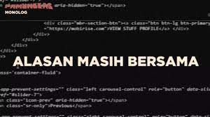 Chord Gitar Dan Lirik Lagu Monolog Pamungkas Alasan Masih Bersama Bukan Karena Terlanjur Tribunnews Com Mobile