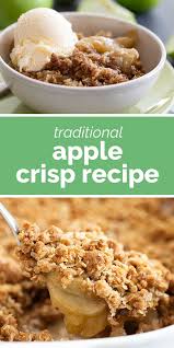 Always A Classic This Apple Crisp Recipe Is An Easy Dessert That Is Perfect Every Fall Sliced Apples Are Baked With