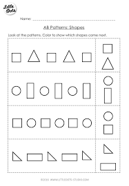 Free Ab Pattern Worksheet For Pre K Continue The Ab Patterns By Colorin Pattern Worksheets For Kindergarten Preschool Pattern Worksheets Pre K Math Worksheets