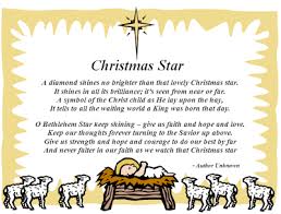 Emma S Place Christmas Star Christmas Poems Christmas Christ Christmas Star