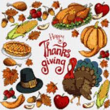Cross stitch is an easy way to make wonderful way to make beautiful presents, cards or bookmarks. New Thanksgiving Patterns Available We Cross Stitch World Community ÙÙŠØ³Ø¨ÙˆÙƒ