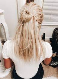 27 Stunning Hairstyles For Medium Hair Hair Styles Cool Blonde Hair Long Hair Styles