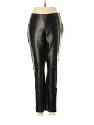 details about fredericks of hollywood women black faux leather pants 8