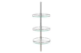 Bathroom wall shelf unit with 2 shelves and 2 towel hanging bars. Round Chrome 3 Shelf Bathroom Shelving Unit 3897863 Argos Price Tracker Pricehistory Co Uk