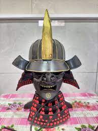 Vintage Japanese Samurai Armor Real Wearable Helmet Visor Armor Cosplay  Warrior | eBay