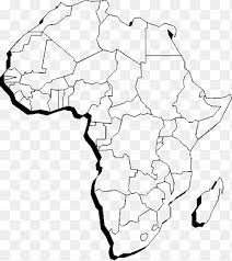 Detail color map of african continent with borders. Continents Png Images Pngegg