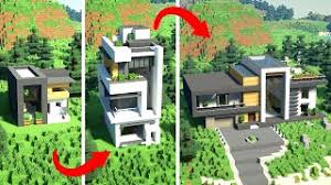 #minecraft#house#tutorial#modernmab juns ( minecraft architecture builder)business email : Modern House Minecraft Builds Basic Vs Intermediate Vs Expert Youtube