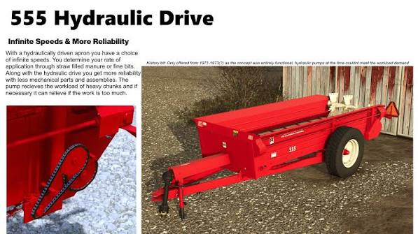 International 30DLE Manure Spreader