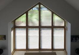 Blinds triangle window window coverings windows and doors diy window shades house windows sound room gable. Pin On Sun Porch Privacy Shades