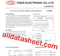 LM2901D Datasheet(PDF) - Tiger Electronic Co.,Ltd