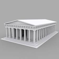 Ancient Greek Temple Greek Temple Ancient Greek Beach House Exterior