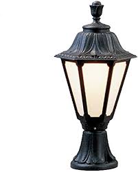 Buy Cerco Resin Moulded Garden Outdoor Light Black RUT-GL-01-BL Online at  Low Prices in India - Amazon.in