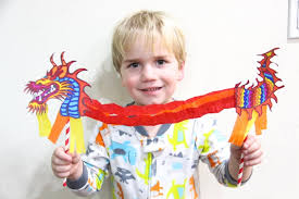 Check free printable chinese dragon coloring pages. Chinese Dragon Puppet Kids Craft With Printable Dragon Template