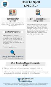 Check spelling or type a new query. How To Spell Special And How To Misspell It Too Spellcheck Net