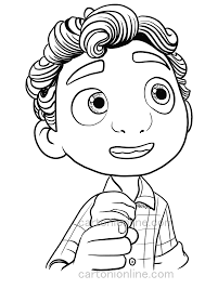 Jesse andrews, mike jones música: Dibujo De Luca Paguro Di Luca La Pelicula De Disney Pixar Para Colorear