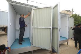 Access to clean and safe sanitation is a basic human right. Islamic  Relief's portable toilet distribution in Deir al-Balah, Gaza, is a step  towards achieving that right for Palestinian families. 💙 #FreeGaza #