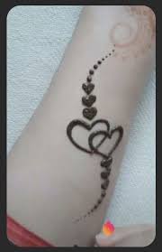 Heart Shape Patterns Valentines In 2020 Henna Tattoo Designs Simple Simple Henna Tattoo Mehndi Designs