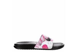 When it comes to nike footwear, the sneakers and cleats get most of the spotlight. Purple Nike Womens Benassi Slide Sandal Sandals Rack Room Shoes