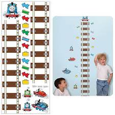 thomas and friends peel and stick growth chart wall applique