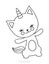 Including simple cat outlines for preschool kids to color in, adorably cute cartoon style cats with personality, and gorgeously detailed designs for big kids and adults, we hope you find a coloring page that you like! 75 Magical Unicorn Coloring Pages For Kids Adults Free Printables In 2021 Unicorn Coloring Pages Kitty Coloring Kitty Coloring Pages