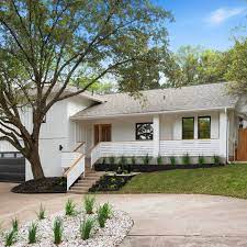 If you are looking for how to modernize a split level home interior while preserving the integrity of the building's original construction or gut the space to design a more modern layout, we have some great remodeling ideas that will bring your home to life. Northwest Hills Split Level With Modern Farmhouse Remodel Seeks 975k Curbed Austin